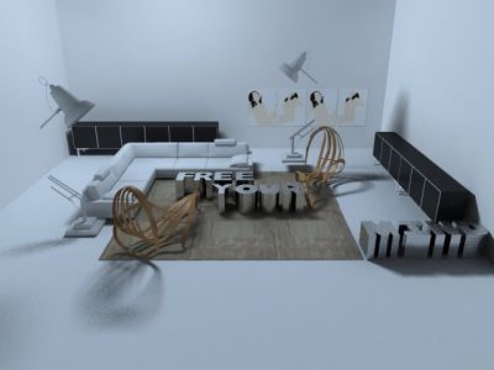 3D Model Planner - Various Projects | Free Your Mind - Living Area | Interior Designers